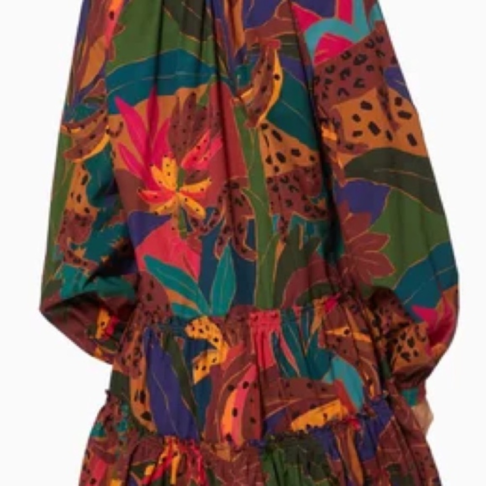 Farm Rio - Printed Leopard Mini Dress - Picture 4 of 7